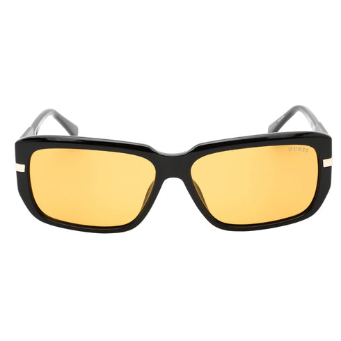 Guess GU00090 01E Shiny Black / Brown Sunglasses One Size